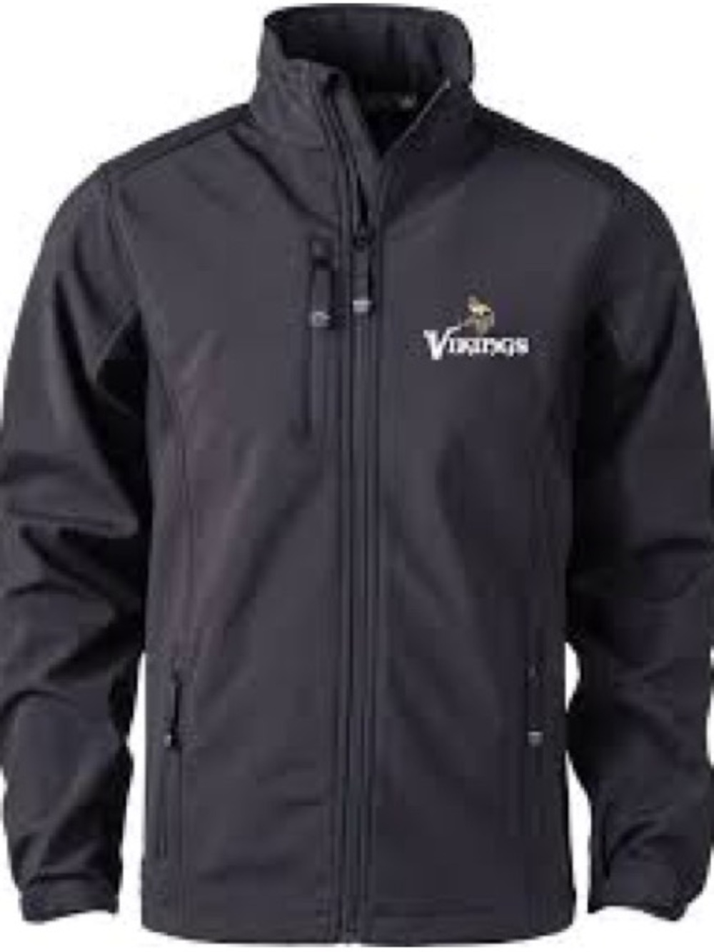 Black Softshell Jacket - Minnesota Vikings 💜💛